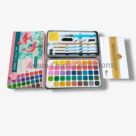 Watercolor paint set