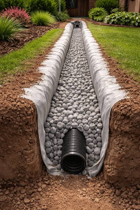 Subsoil French Drain & Groundwater Lowering System