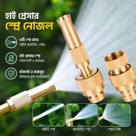 High-Pressure Brass Sprayer Gun Nozzle